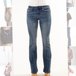 Vervet Highrise Twisted Seam Flare Jeans